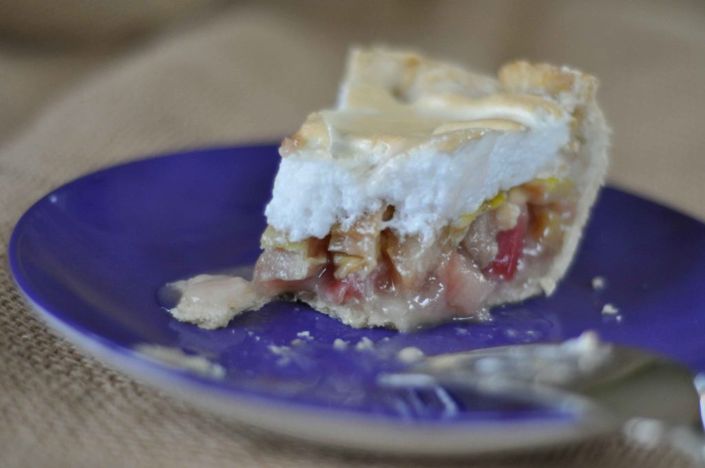 lutheran ladies aid custard rhubarb pie