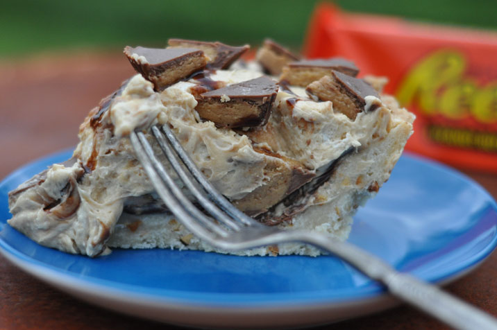 Reeses Peanut Butter Cup Pie Perfect 