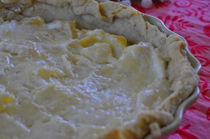 Lemon Cream Cheese Pie - see you need to double the filling