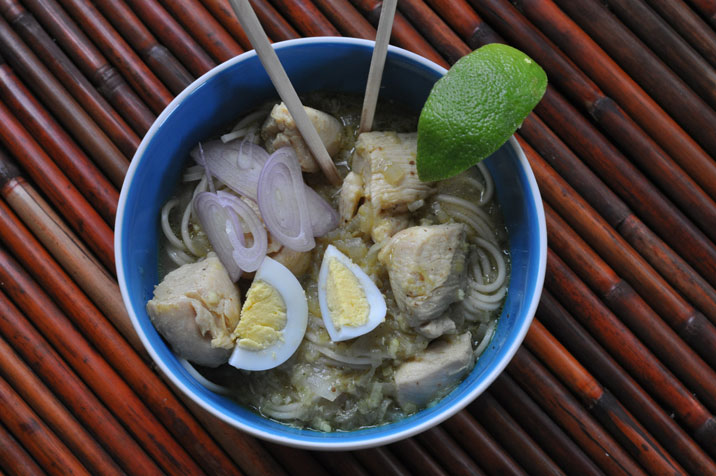 Burmese Coconut Sauce Noodles