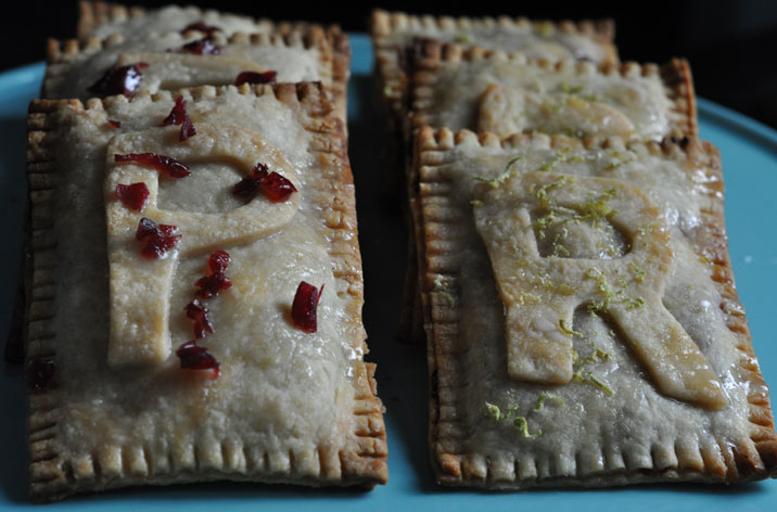 Yummy pear cranberry and raspberry lime poptarts!